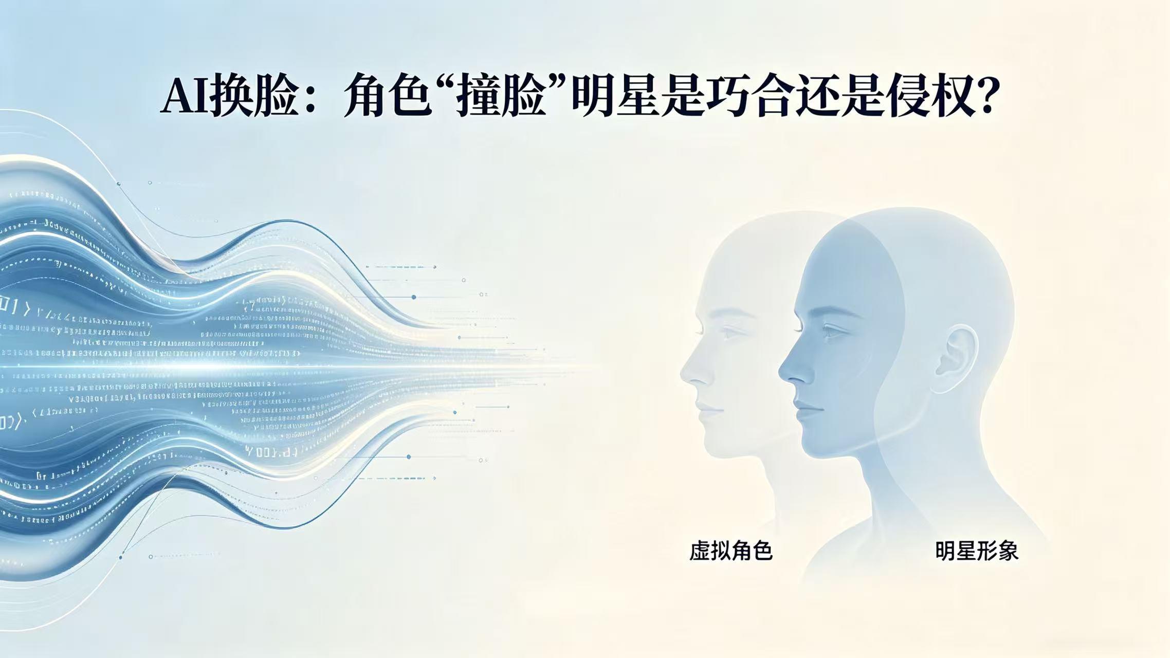 AI換臉讓角色“撞臉”明星，是巧合還是侵權(quán)？